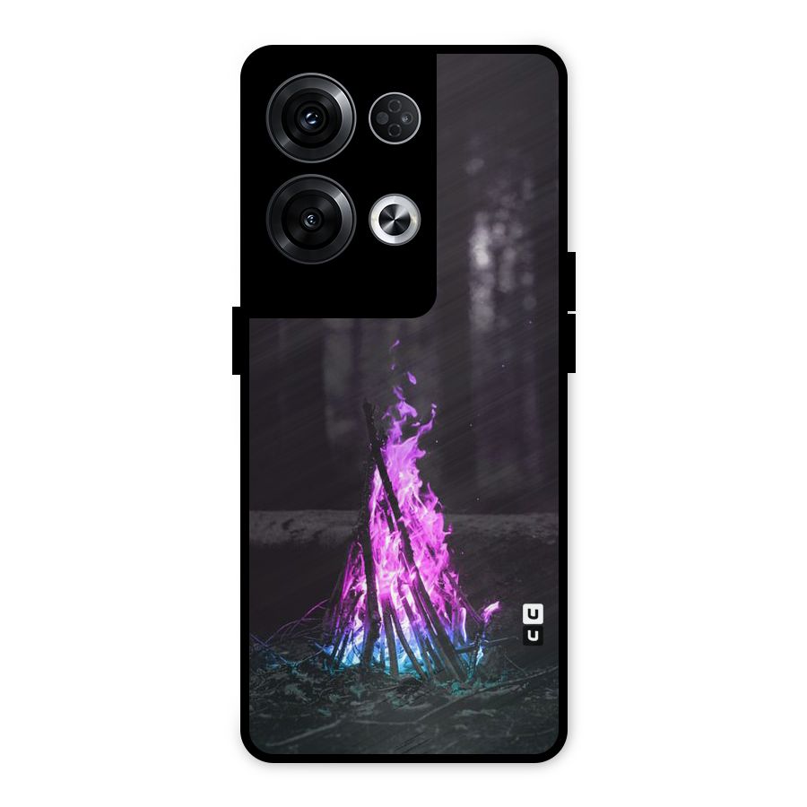 Wild Fire Metal Back Case for Oppo Reno8 Pro 5G
