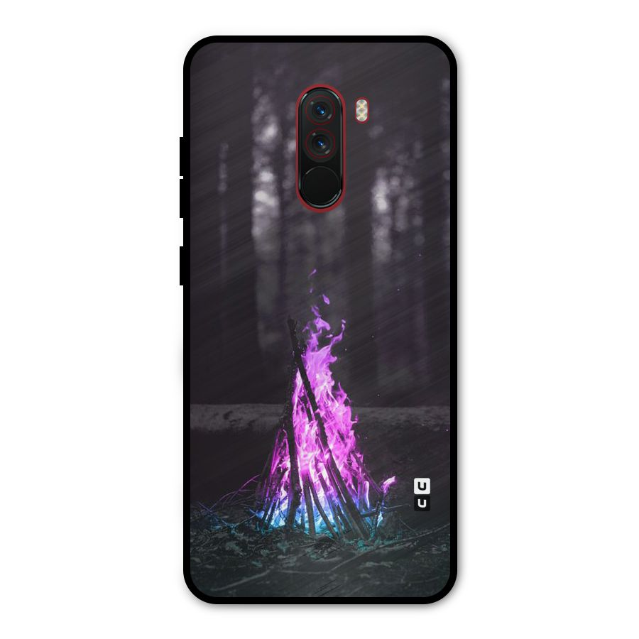 Wild Fire Metal Back Case for Poco F1