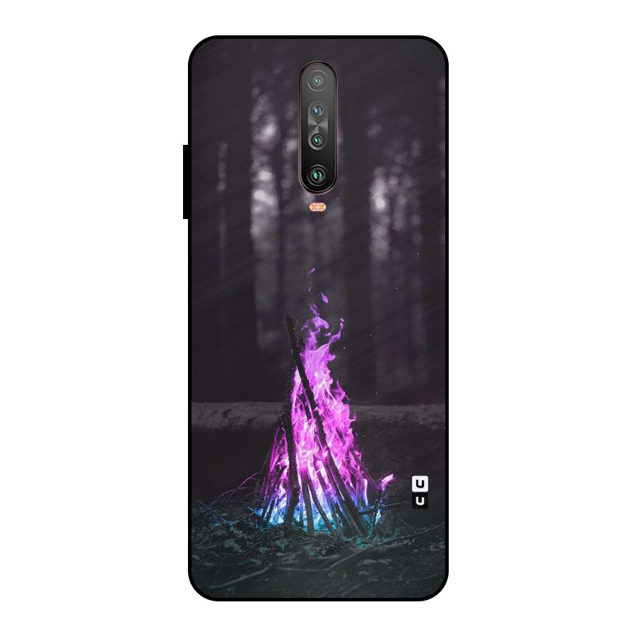 Wild Fire Metal Back Case for Poco X2