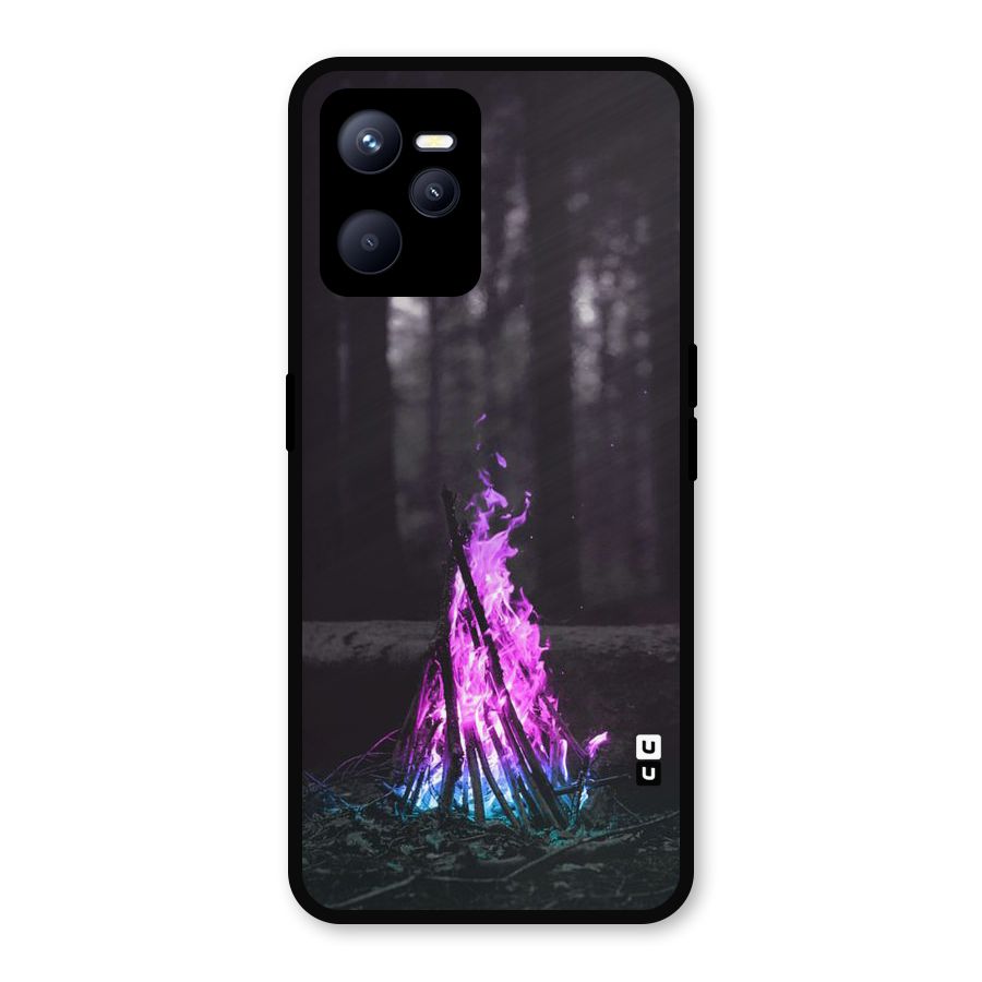 Wild Fire Metal Back Case for Realme C35