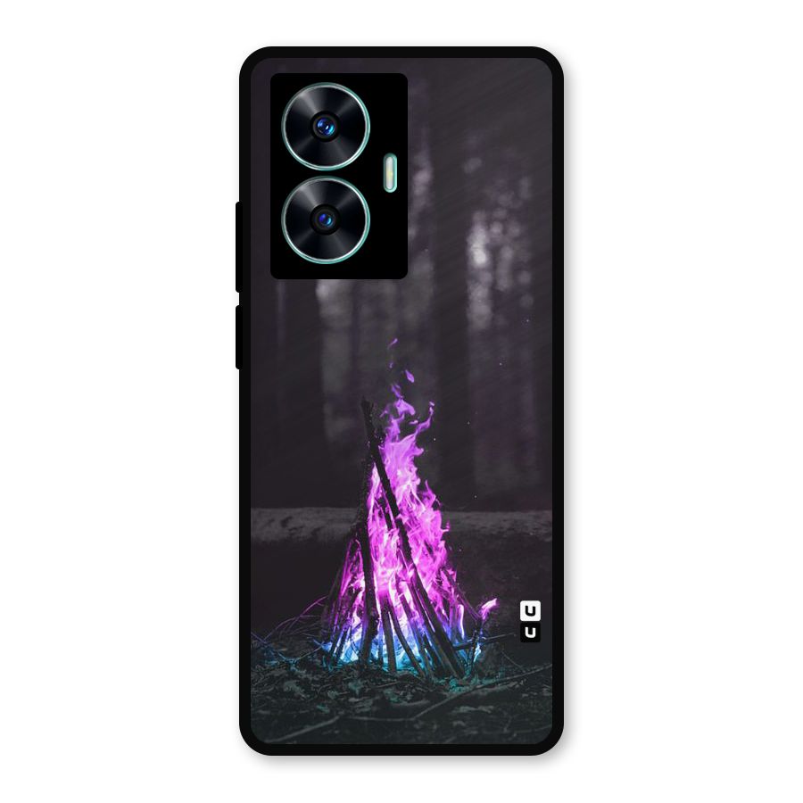 Wild Fire Metal Back Case for Realme C55
