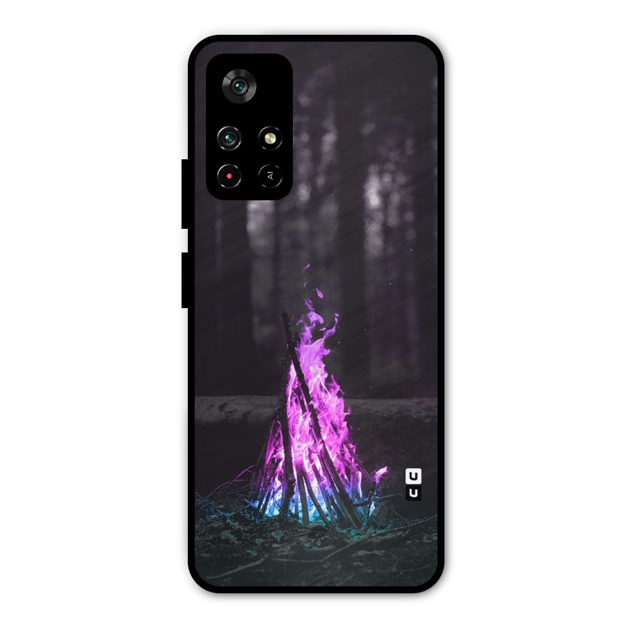 Wild Fire Metal Back Case for Redmi Note 11T 5G