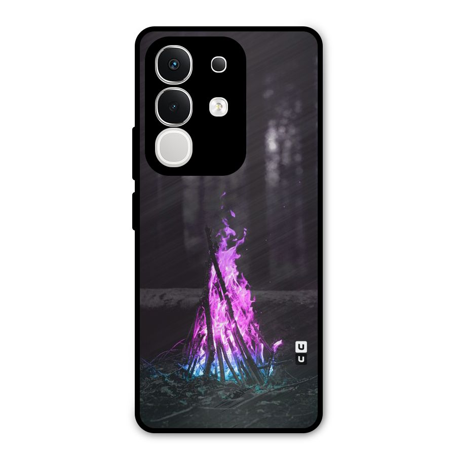 Wild Fire Metal Back Case for Vivo T4x