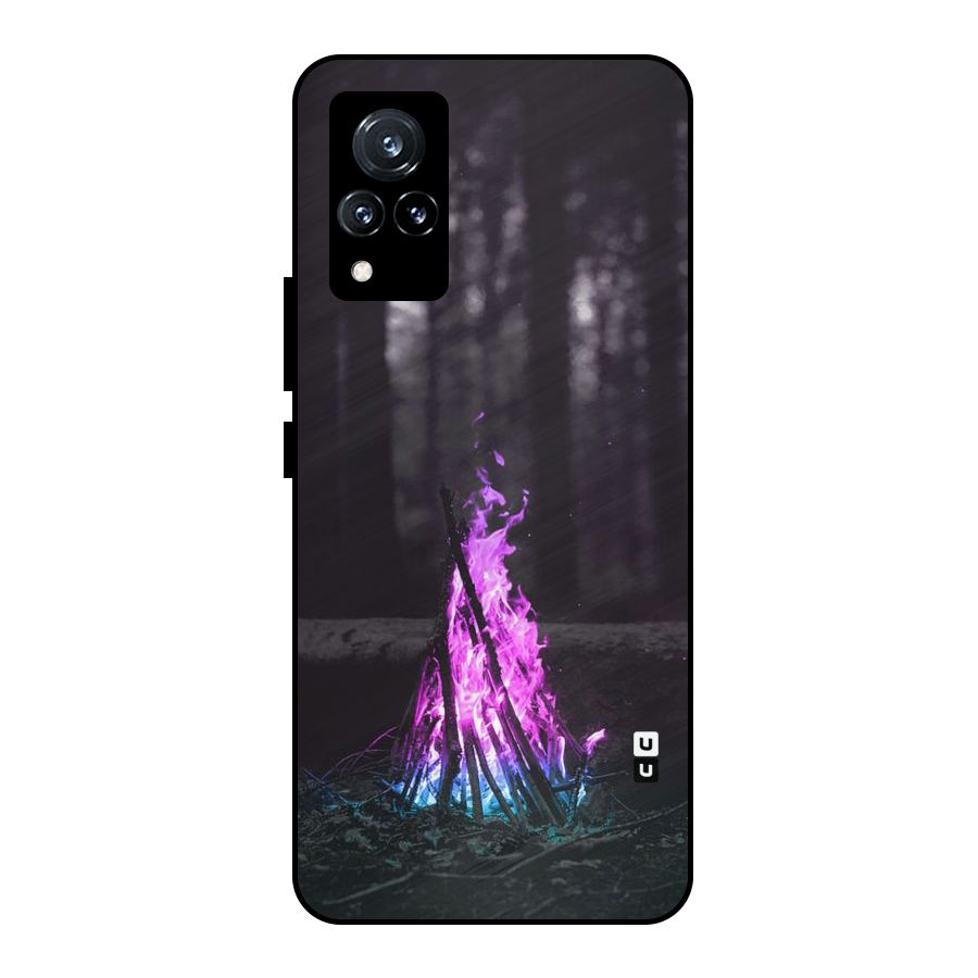 Wild Fire Metal Back Case for Vivo V21 5G