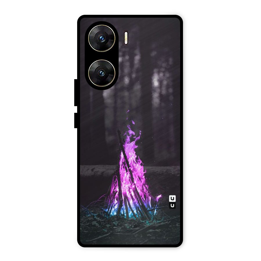 Wild Fire Metal Back Case for Vivo V29e