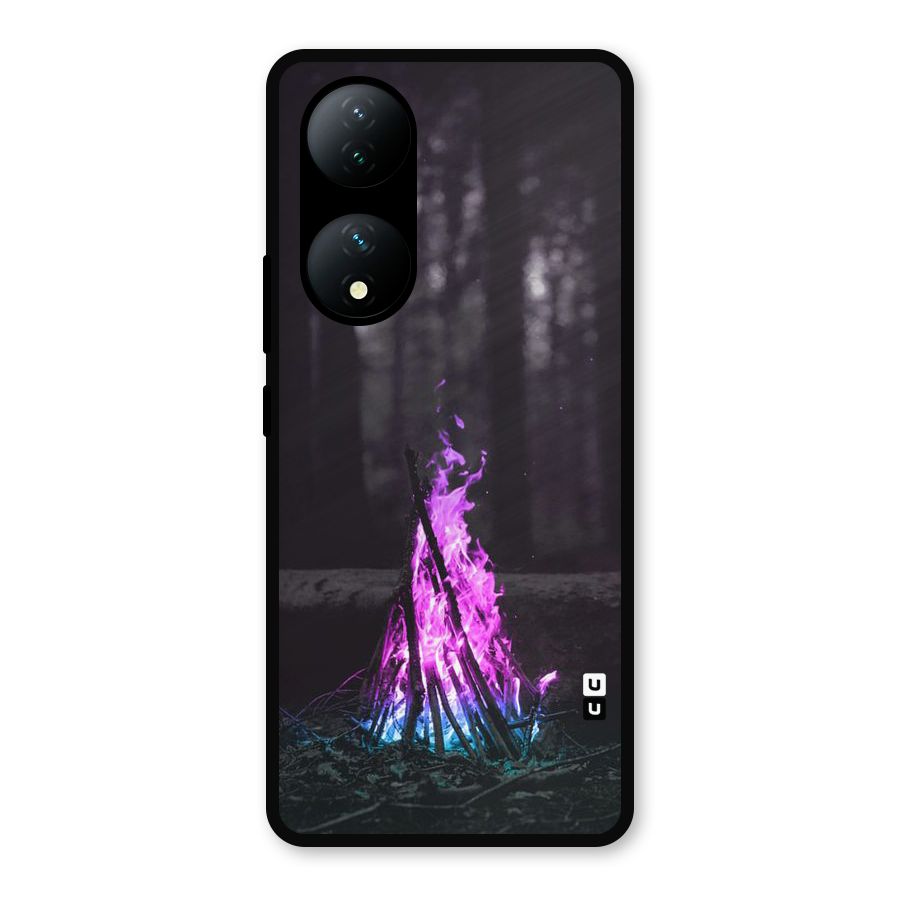 Wild Fire Metal Back Case for Vivo Y100a