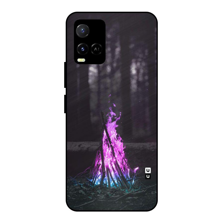 Wild Fire Metal Back Case for Vivo Y21T