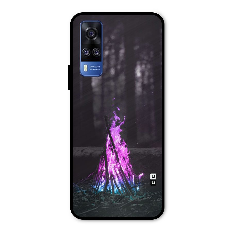 Wild Fire Metal Back Case for Vivo Y51A