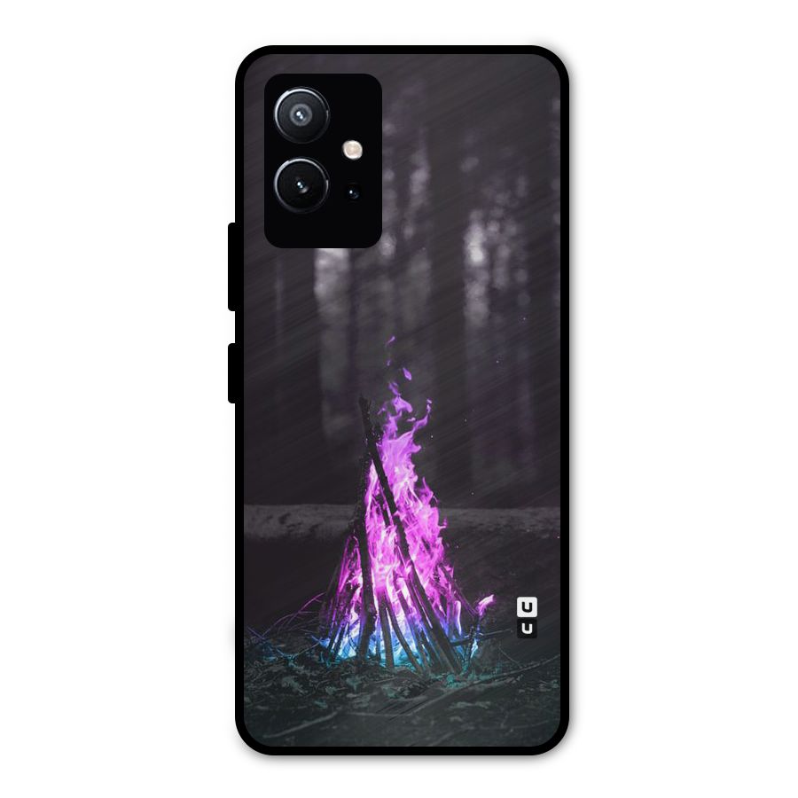 Wild Fire Metal Back Case for Vivo Y75 5G