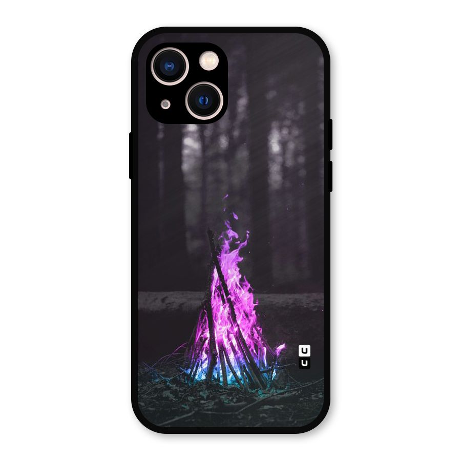 Wild Fire Metal Back Case for iPhone 13