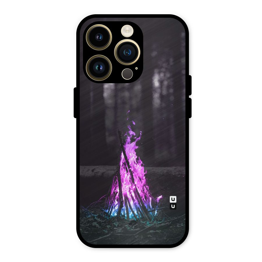 Wild Fire Metal Back Case for iPhone 14 Pro
