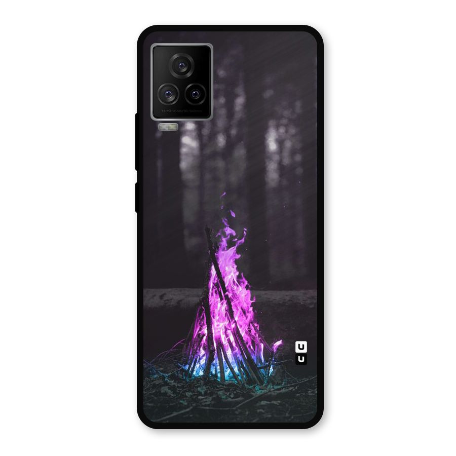 Wild Fire Metal Back Case for iQOO 7 Legend 5G