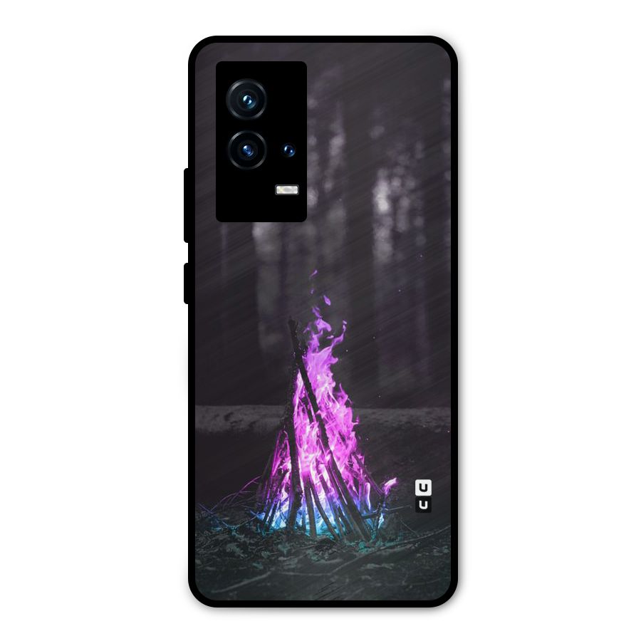 Wild Fire Metal Back Case for iQOO 9 5G