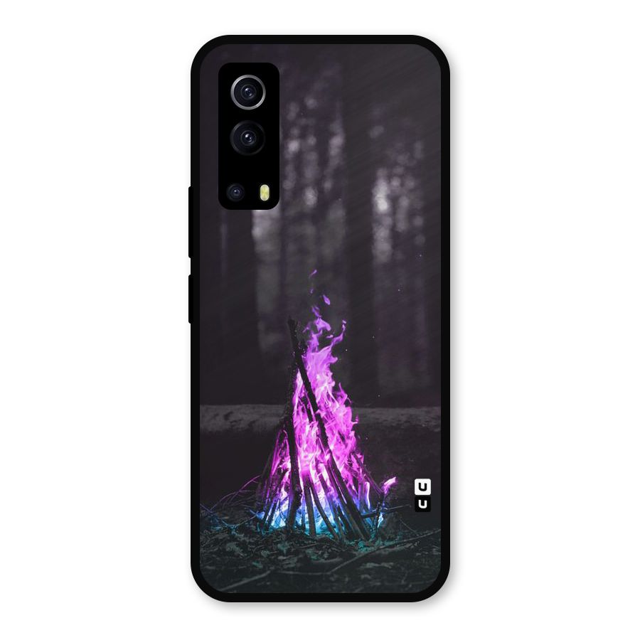 Wild Fire Metal Back Case for iQOO Z3