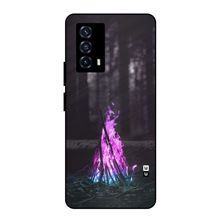 Wild Fire Metal Back Case for iQOO Z5