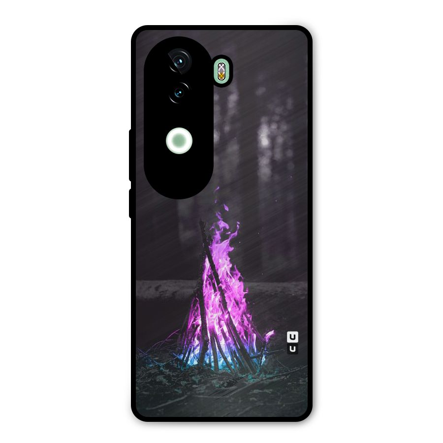 Wild Fire Metal Back Case for iQOO Z9s