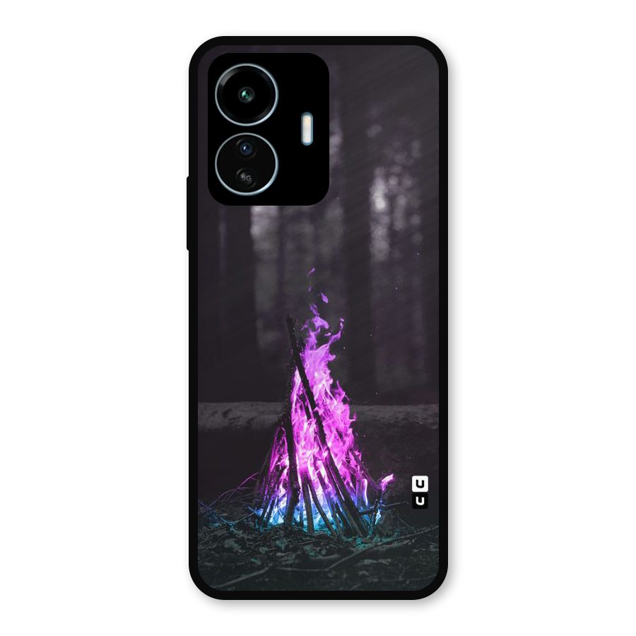 Wild Fire Metal Back Case for vivo iQOO Z6 Lite 5G