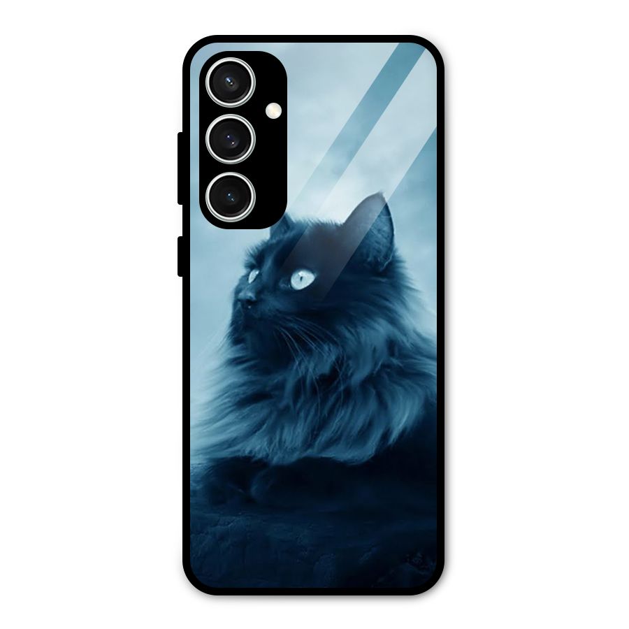 Wild Forest Cat Glass Back Case for Galaxy S23 FE