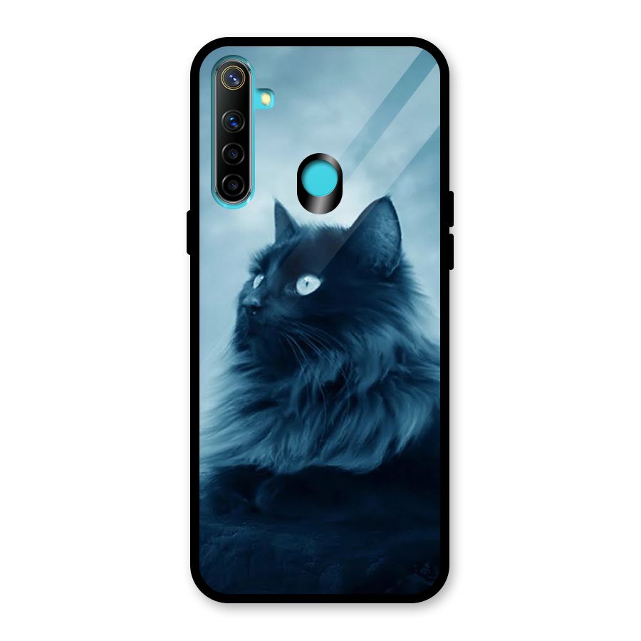 Wild Forest Cat Glass Back Case for Realme Narzo 10