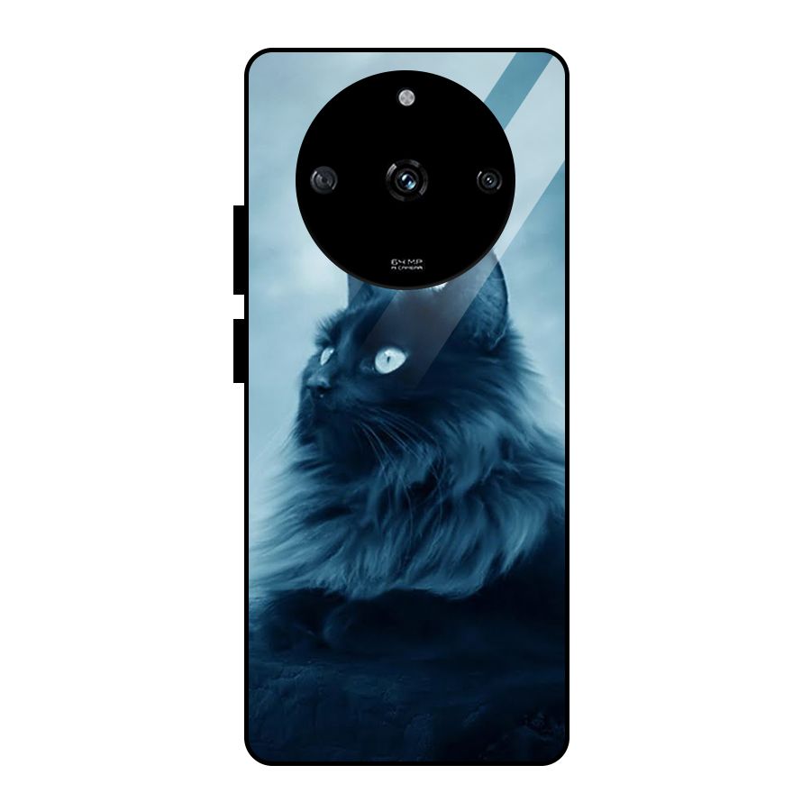 Wild Forest Cat Glass Back Case for Realme Narzo 60 5G