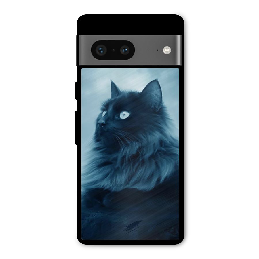 Wild Forest Cat Metal Back Case for Google Pixel 7