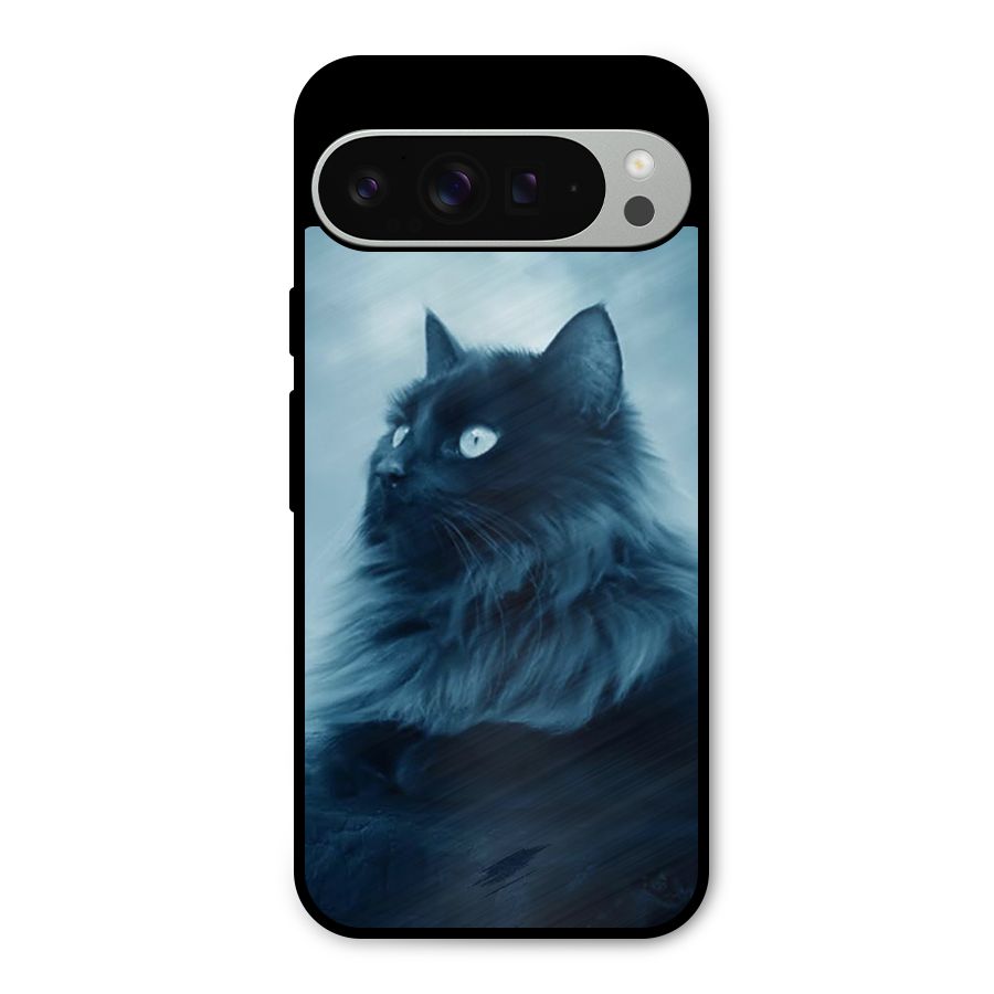 Wild Forest Cat Metal Back Case for Google Pixel 9 Pro XL
