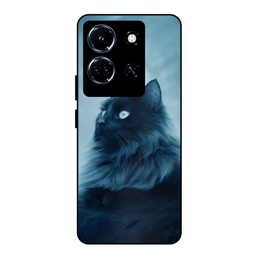 Wild Forest Cat Metal Back Case for Infinix Note 30 5G
