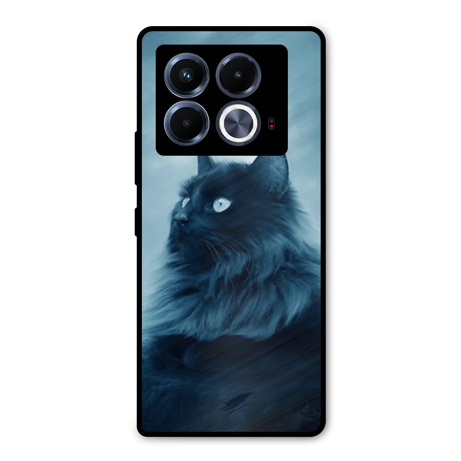 Wild Forest Cat Metal Back Case for Infinix Note 40 5G