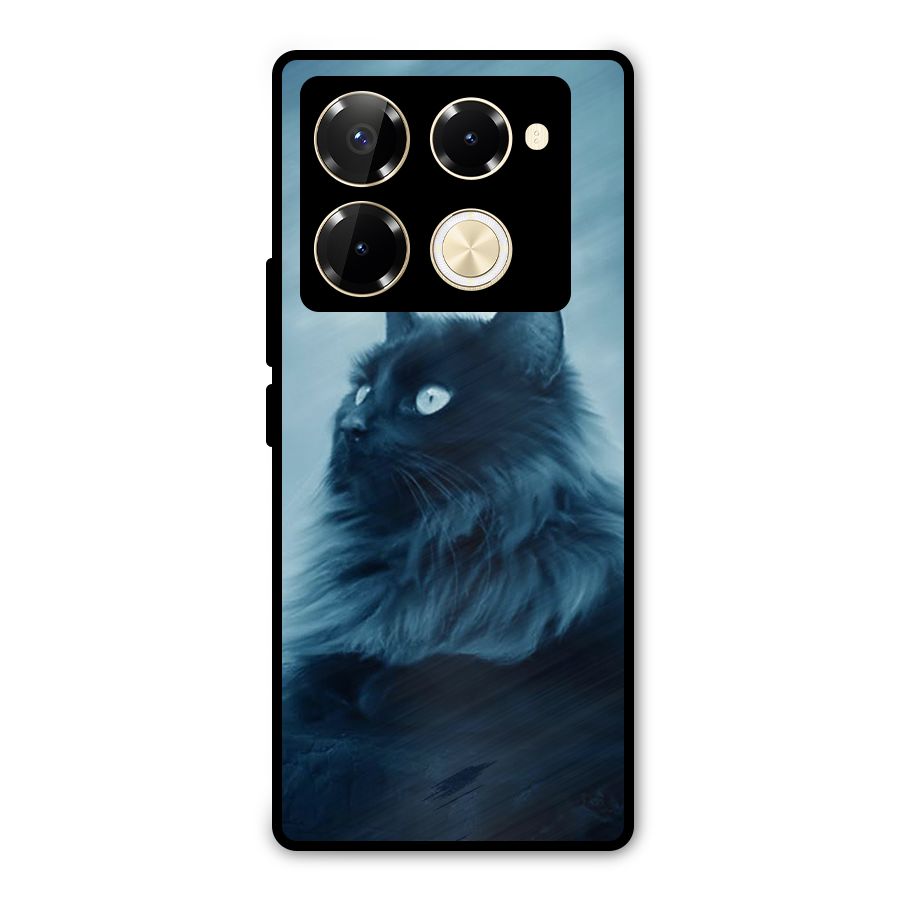 Wild Forest Cat Metal Back Case for Infinix Note 40 Pro