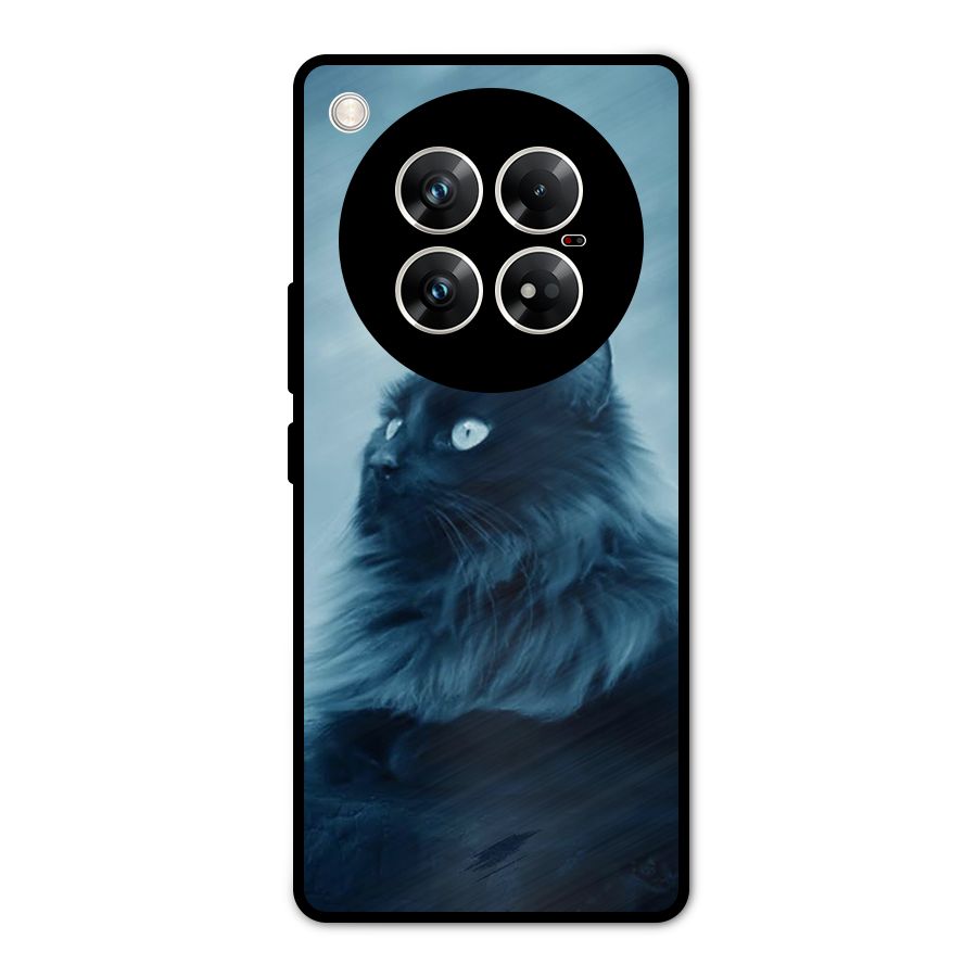 Wild Forest Cat Metal Back Case for Infinix Zero 40 5G