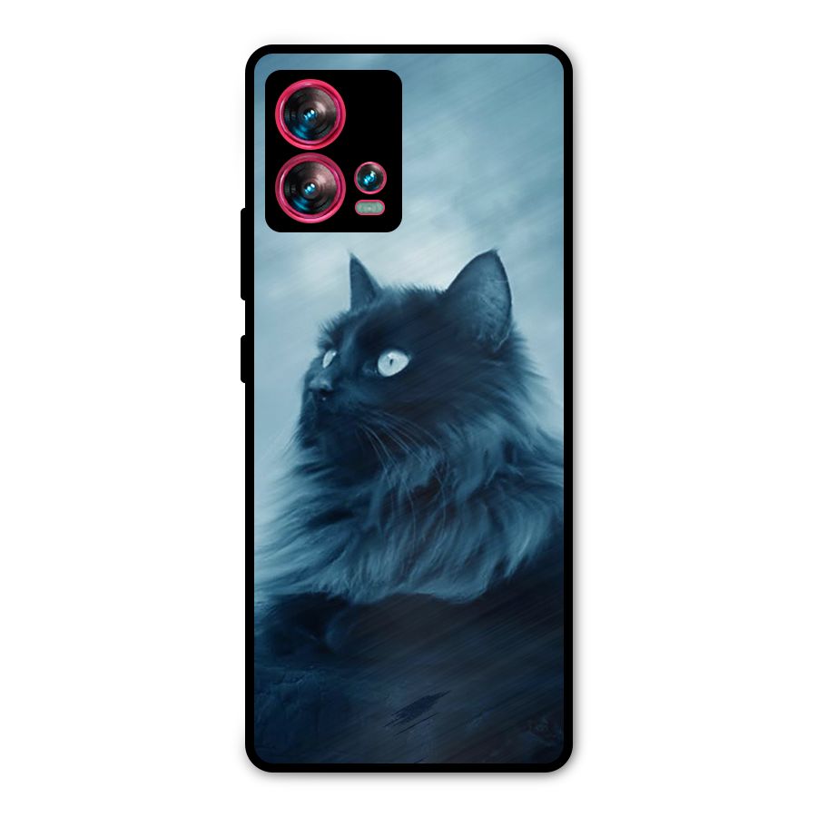 Wild Forest Cat Metal Back Case for Motorola Edge 30 Fusion