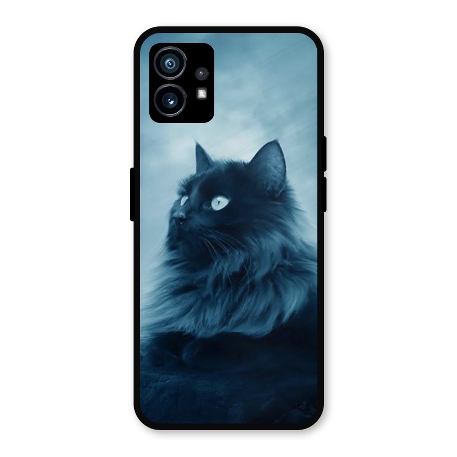 Wild Forest Cat Metal Back Case for Nothing Phone 1