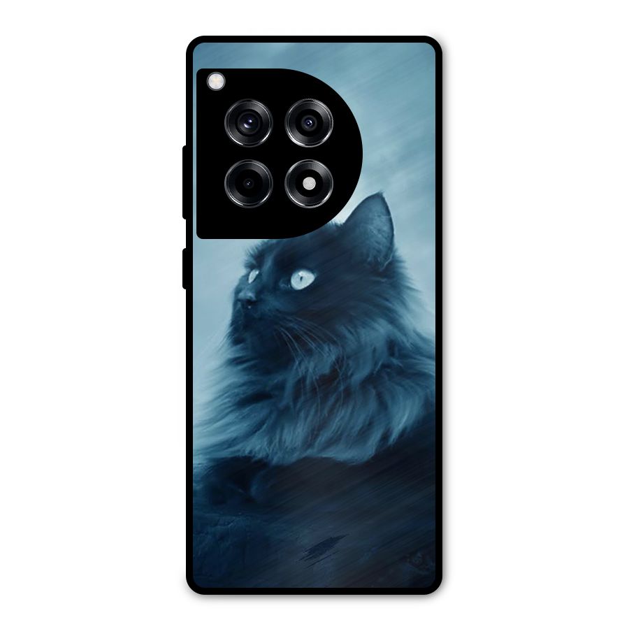 Wild Forest Cat Metal Back Case for OnePlus 12R