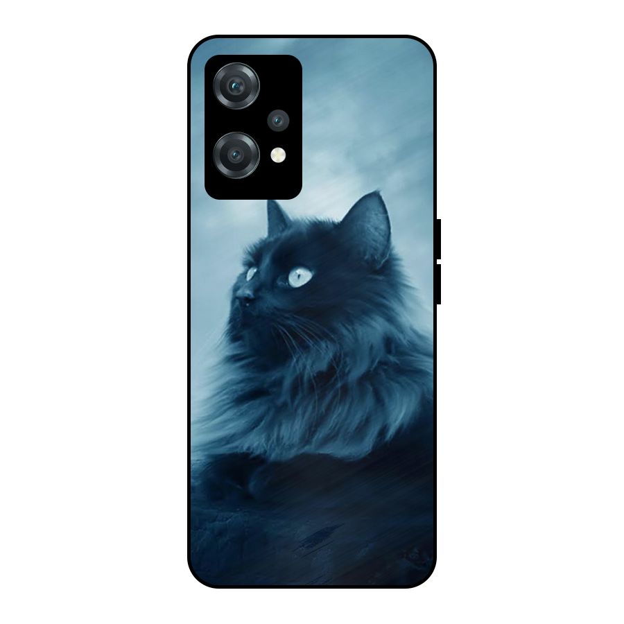 Wild Forest Cat Metal Back Case for OnePlus Nord CE 2 Lite 5G