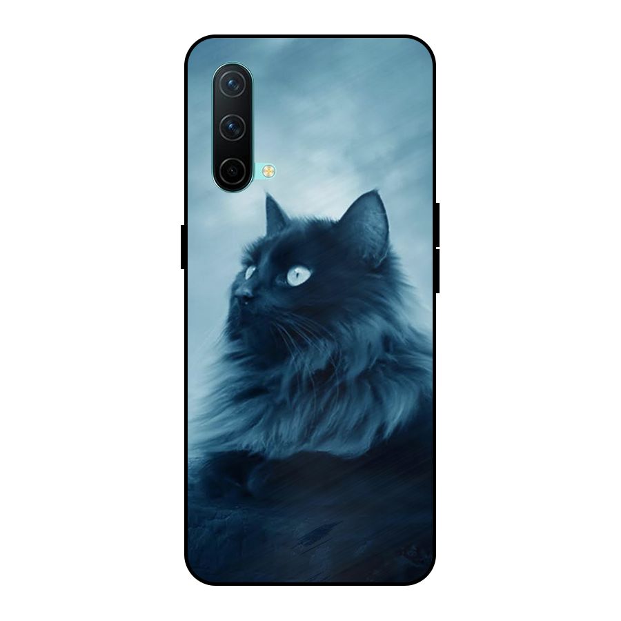 Wild Forest Cat Metal Back Case for OnePlus Nord CE 5G
