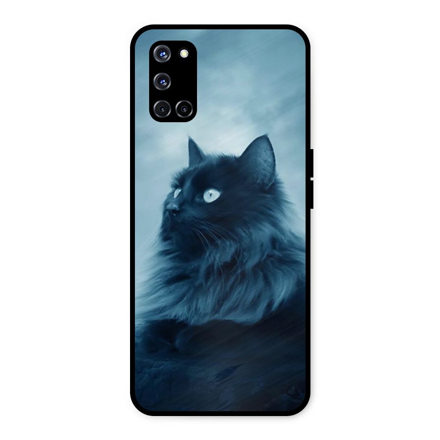 Wild Forest Cat Metal Back Case for Oppo A52