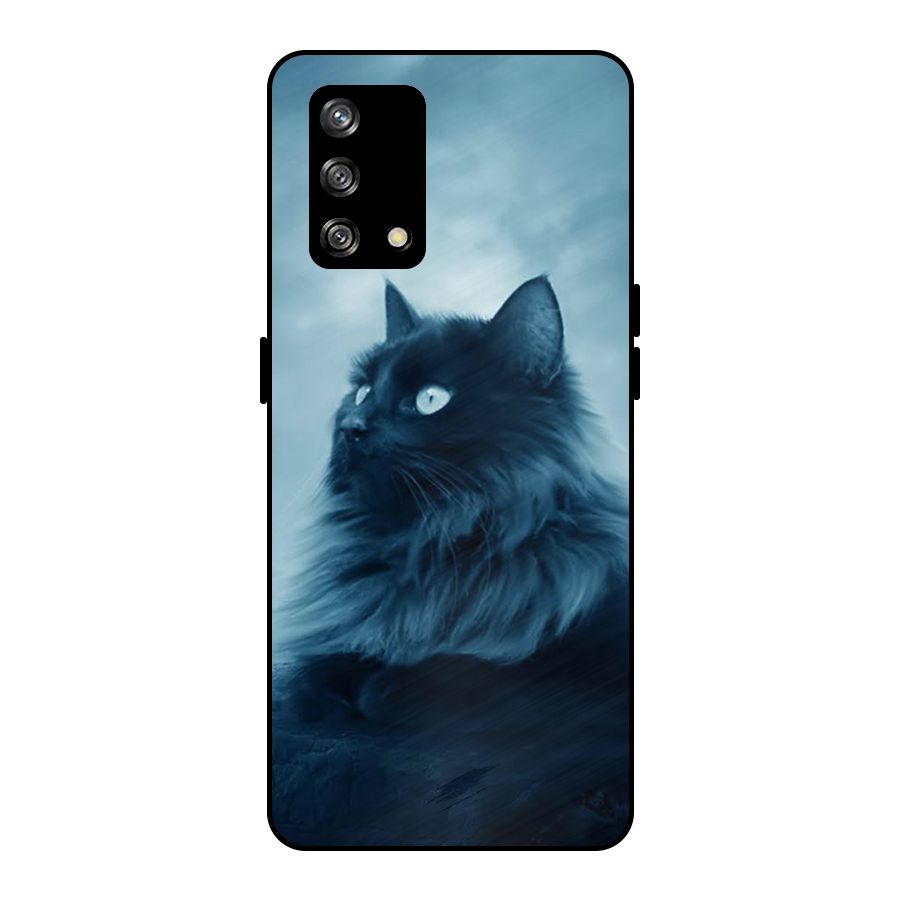 Wild Forest Cat Metal Back Case for Oppo F19