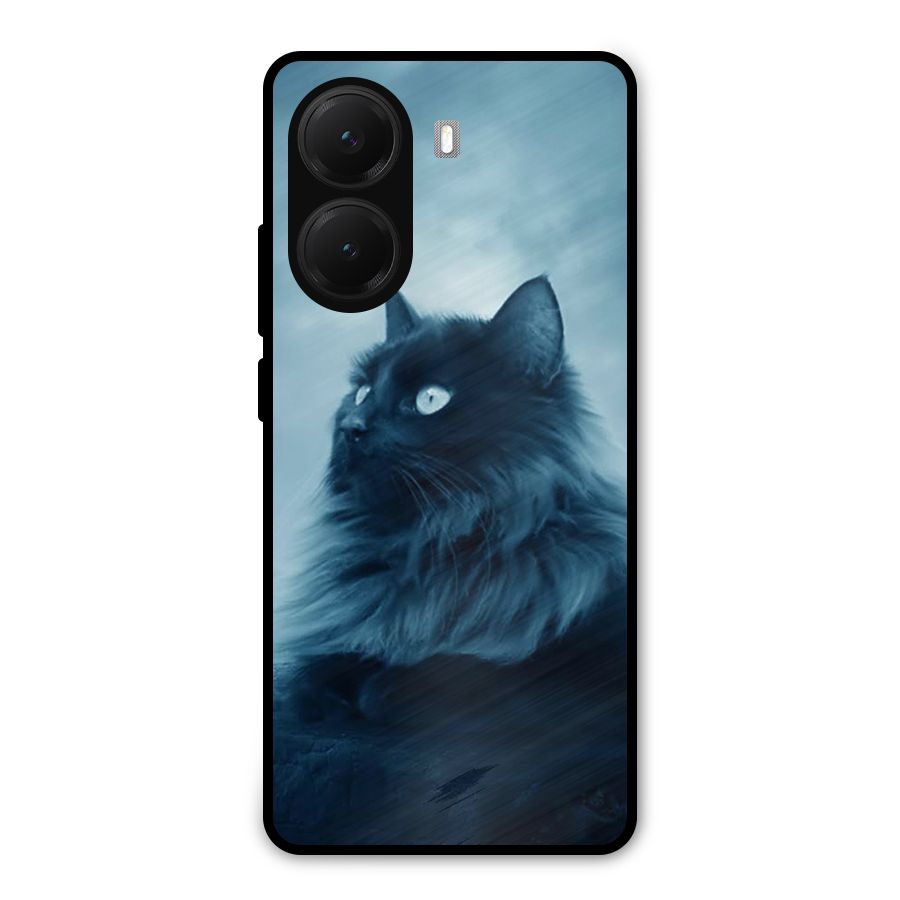 Wild Forest Cat Metal Back Case for Poco X7 Pro