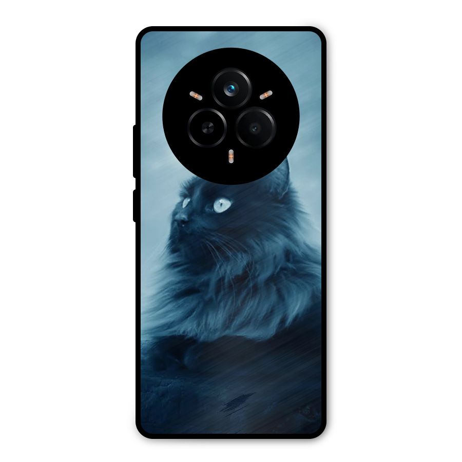 Wild Forest Cat Metal Back Case for Realme 14 Pro