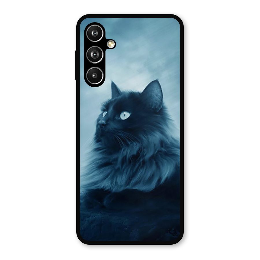 Wild Forest Cat Metal Back Case for Samsung Galaxy M54