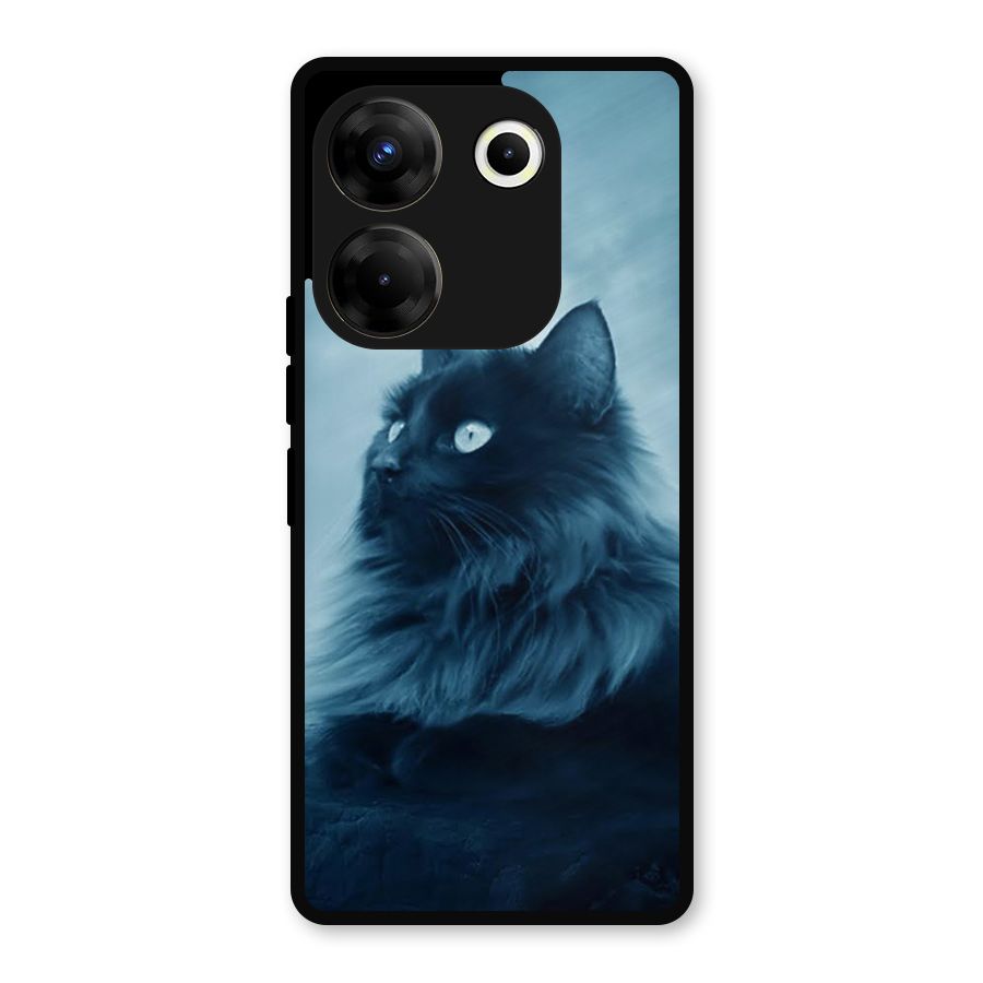 Wild Forest Cat Metal Back Case for Tecno Camon 20