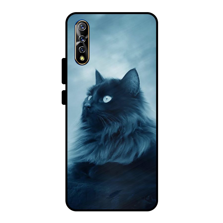 Wild Forest Cat Metal Back Case for Vivo S1