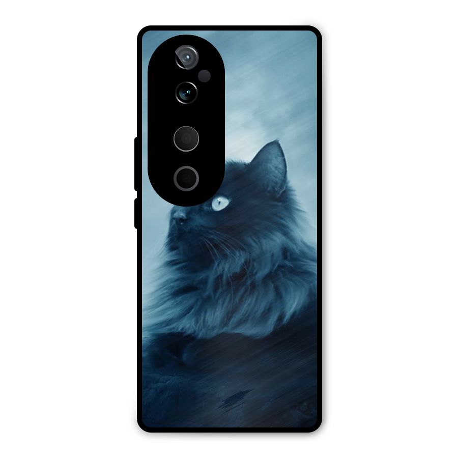 Wild Forest Cat Metal Back Case for Vivo T3 Ultra