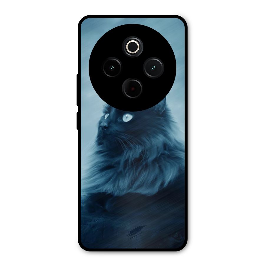 Wild Forest Cat Metal Back Case for Vivo T4