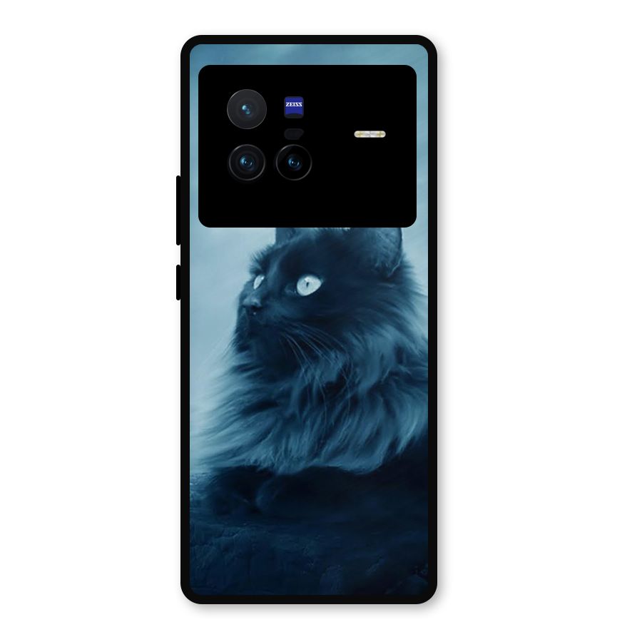 Wild Forest Cat Metal Back Case for Vivo X80