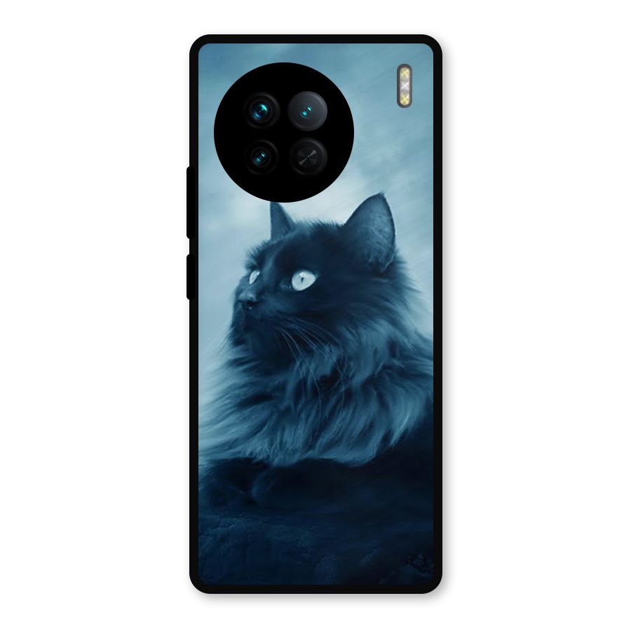 Wild Forest Cat Metal Back Case for Vivo X90