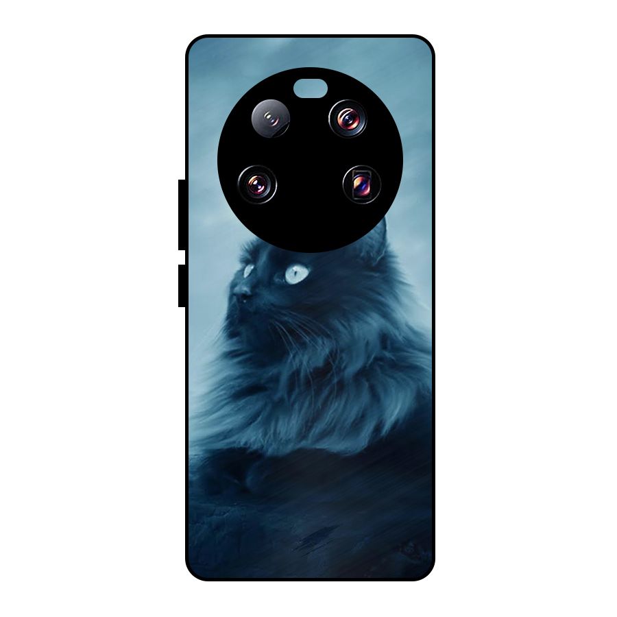 Wild Forest Cat Metal Back Case for Xiaomi 13 Ultra