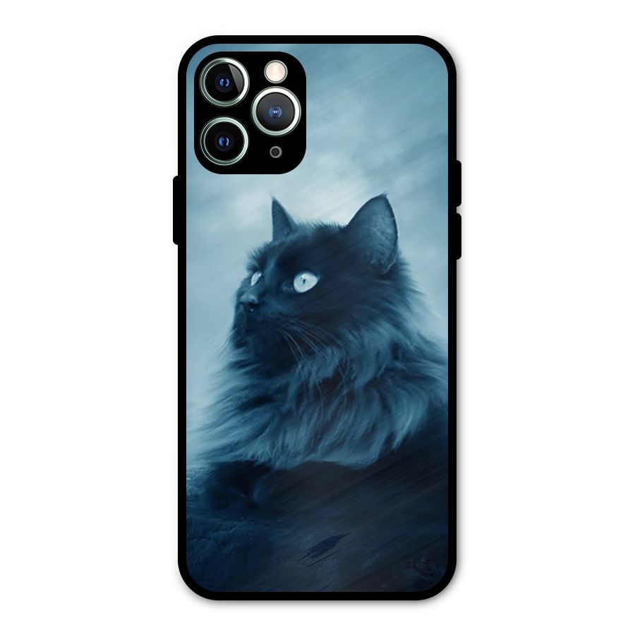 Wild Forest Cat Metal Back Case for iPhone 11 Pro Max