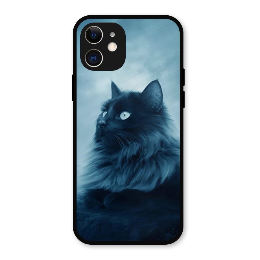 Wild Forest Cat Metal Back Case for iPhone 12