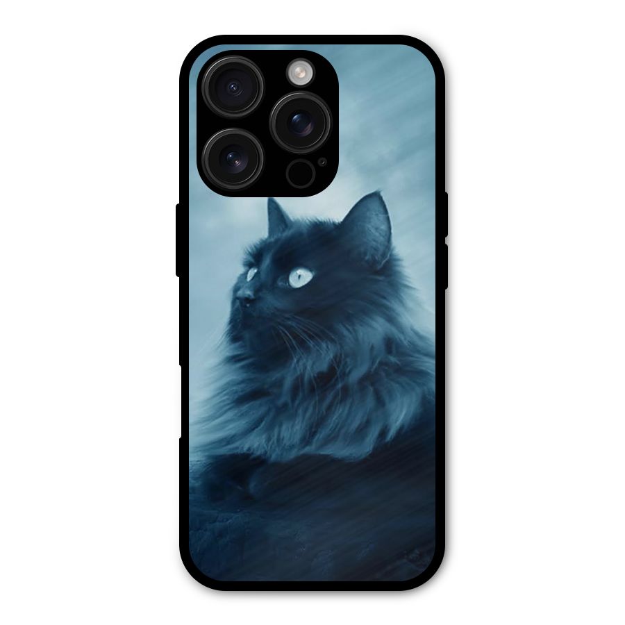 Wild Forest Cat Metal Back Case for iPhone 16 Pro